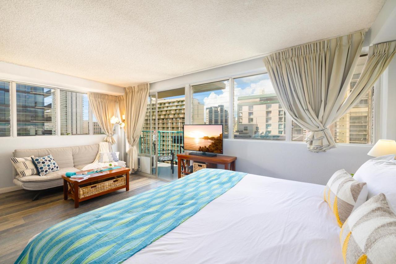 Beautiful Studio In The Heart Of Vibrant Waikiki Honolulu Zewnętrze zdjęcie